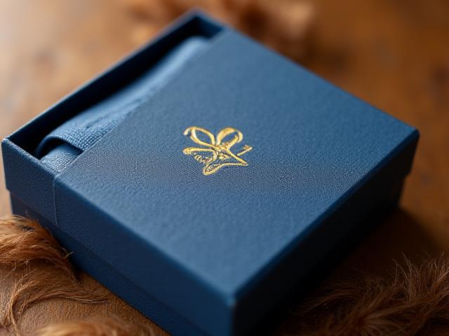 After: Luxury sustainable packaging with gold leaf logo and artisan story booklet